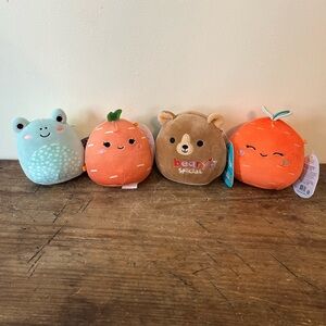 Squishmallow NWT 4.5” Holiday Bundle, Easter and Valentine’s Day
